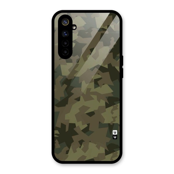 Army Abstract Glass Back Case for Realme 6