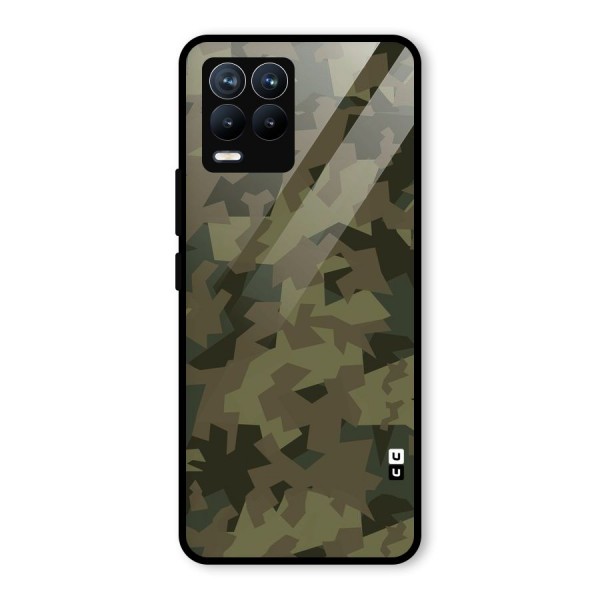 Army Abstract Glass Back Case for Realme 8 Pro