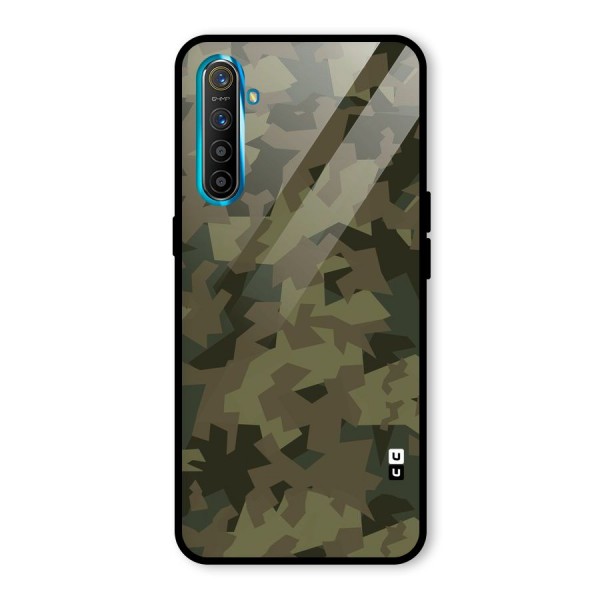 Army Abstract Glass Back Case for Realme XT