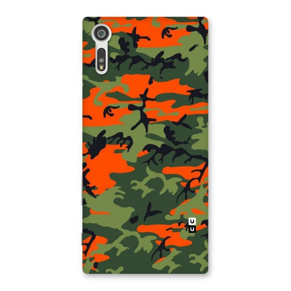 Army Pattern Back Case for Xperia XZ