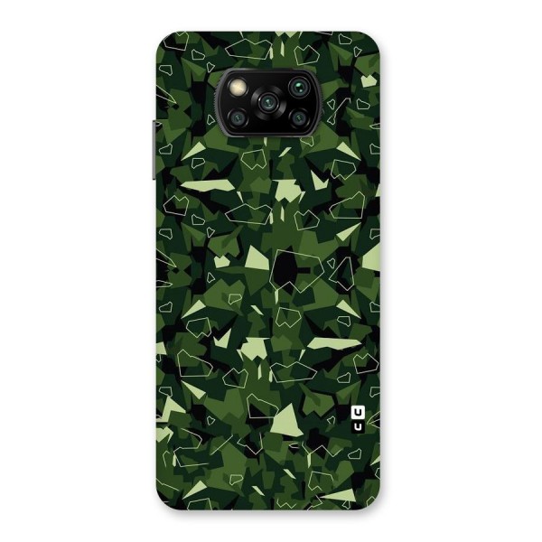 Army Shape Design Back Case for Poco X3