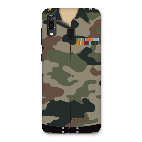 Army Uniform Back Case for Galaxy A20