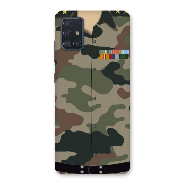 Army Uniform Back Case for Galaxy A51