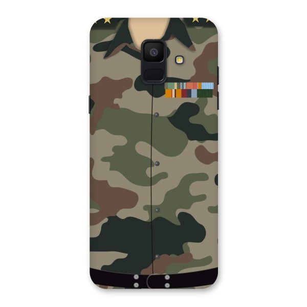 Army Uniform Back Case for Galaxy A6 (2018)