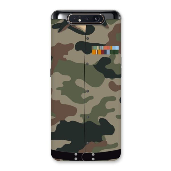Army Uniform Back Case for Galaxy A80
