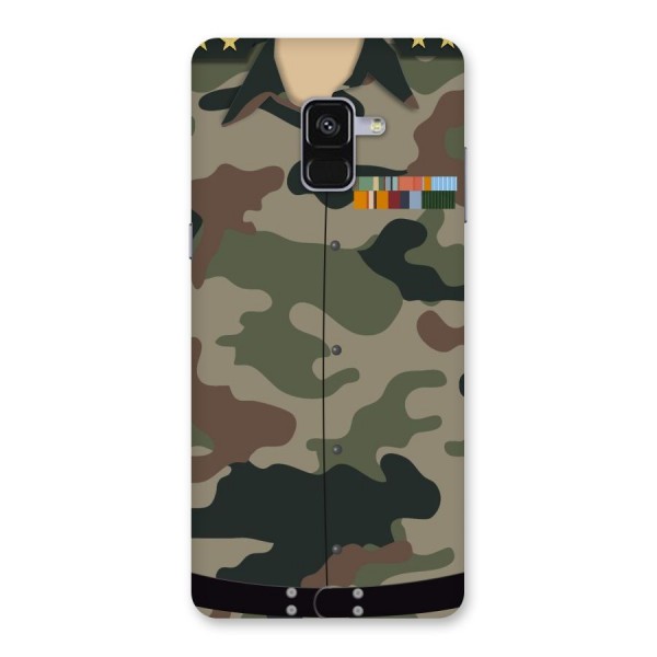Army Uniform Back Case for Galaxy A8 Plus