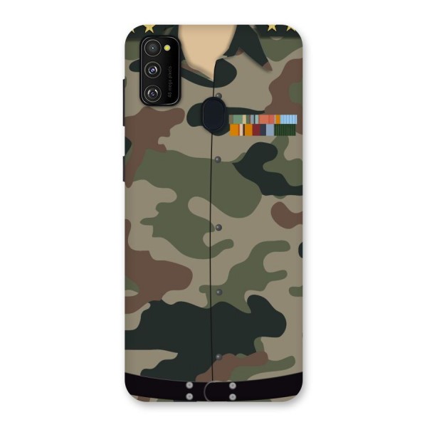 Army Uniform Back Case for Galaxy M21