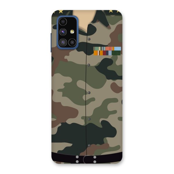 Army Uniform Back Case for Galaxy M51