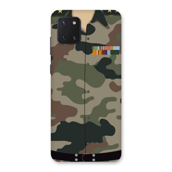 Army Uniform Back Case for Galaxy Note 10 Lite