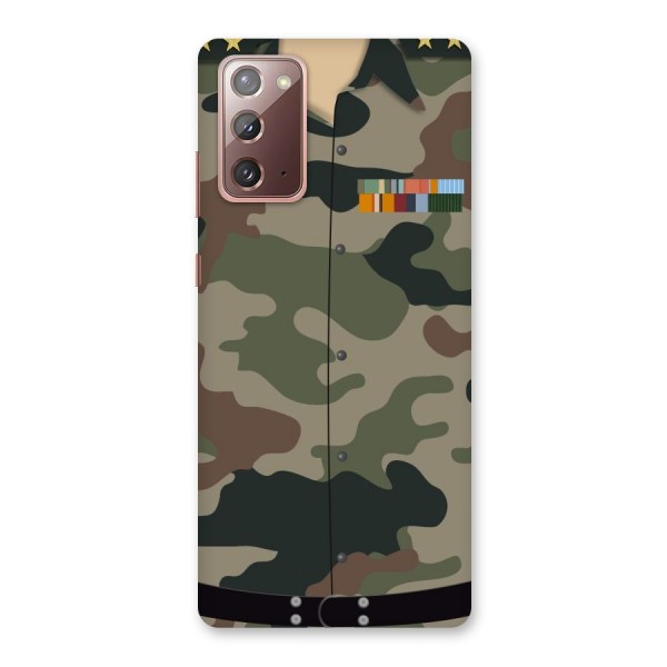 Army Uniform Back Case for Galaxy Note 20