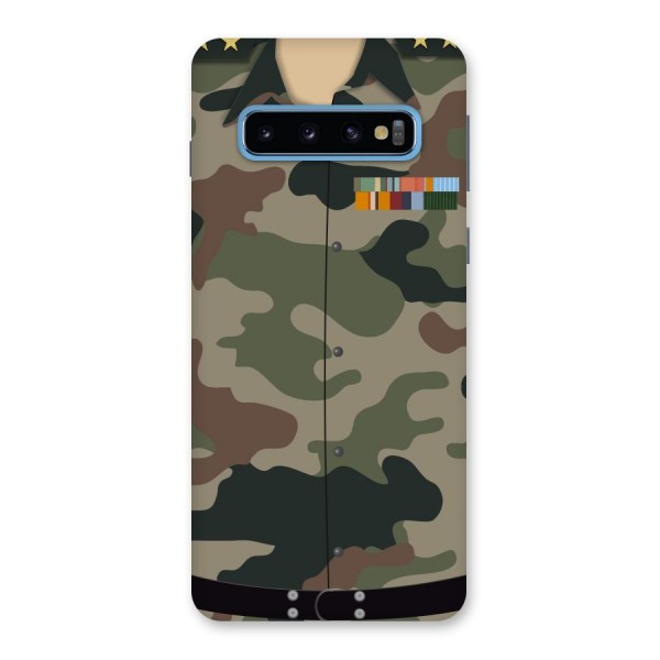 Army Uniform Back Case for Galaxy S10