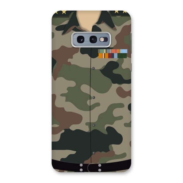 Army Uniform Back Case for Galaxy S10e