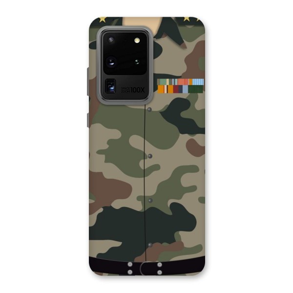 Army Uniform Back Case for Galaxy S20 Ultra