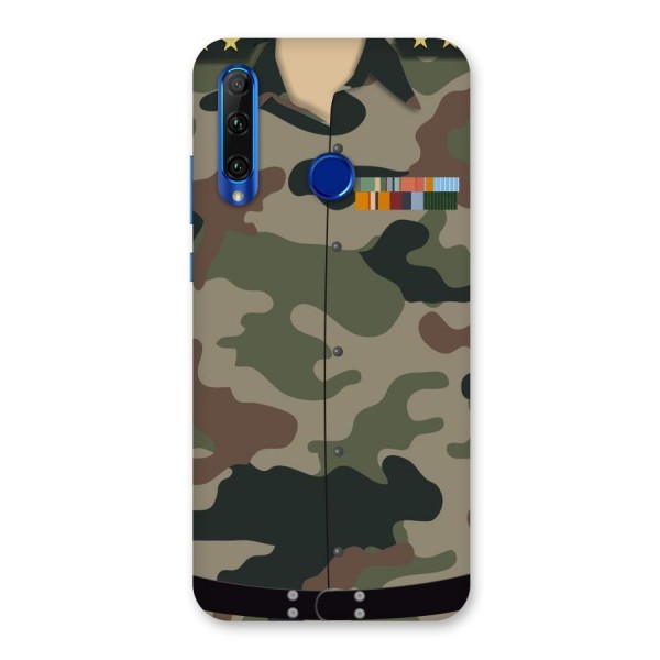 Army Uniform Back Case for Honor 20i
