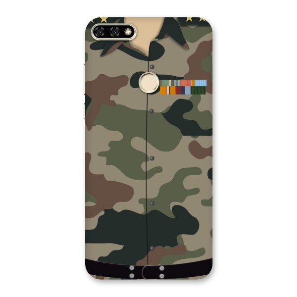 Army Uniform Back Case for Honor 7A