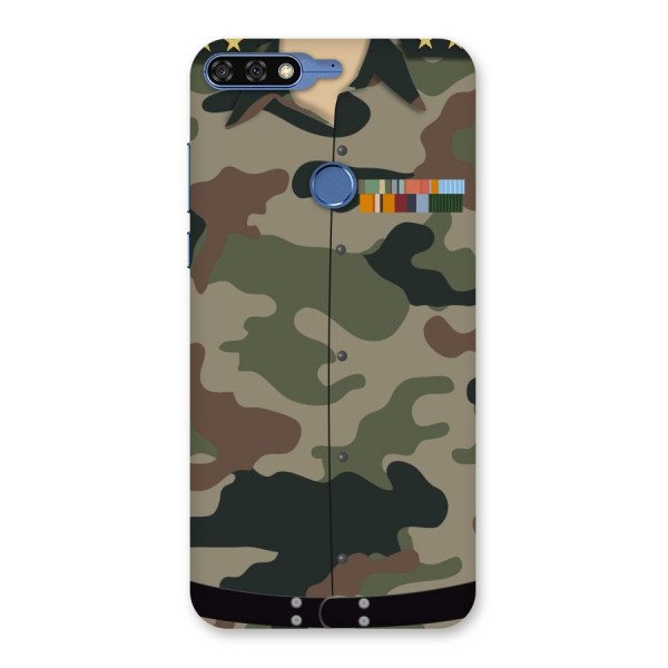 Army Uniform Back Case for Honor 7C