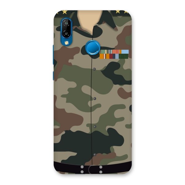 Army Uniform Back Case for Huawei P20 Lite