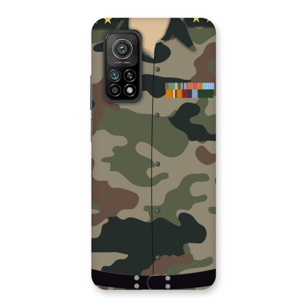 Army Uniform Back Case for Mi 10T 5G