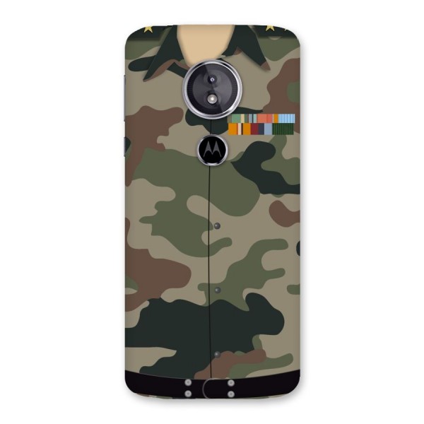 Army Uniform Back Case for Moto E5