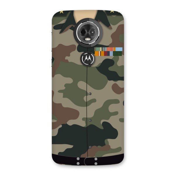 Army Uniform Back Case for Moto E5 Plus