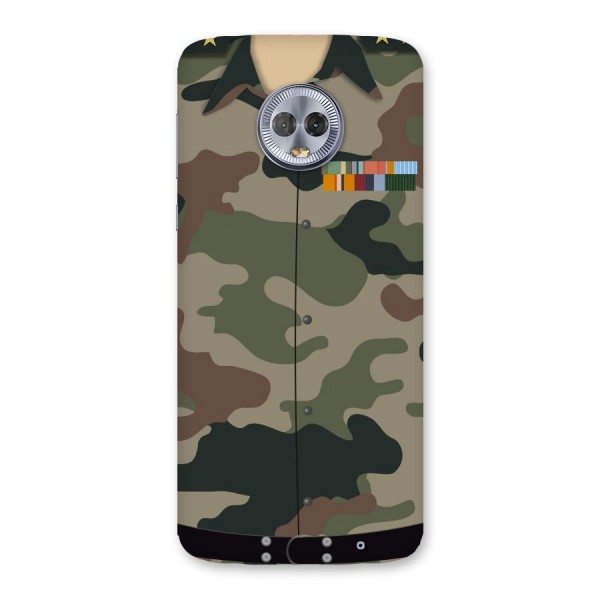 Army Uniform Back Case for Moto G6 Plus