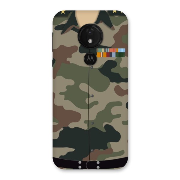 Army Uniform Back Case for Moto G7 Power