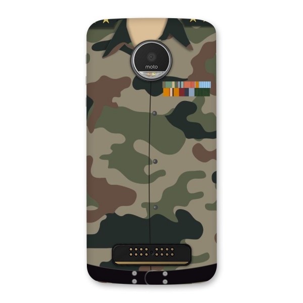 Army Uniform Back Case for Moto Z Play