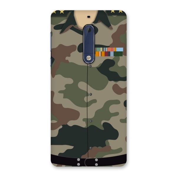 Army Uniform Back Case for Nokia 5