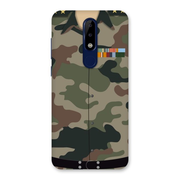 Army Uniform Back Case for Nokia 5.1 Plus