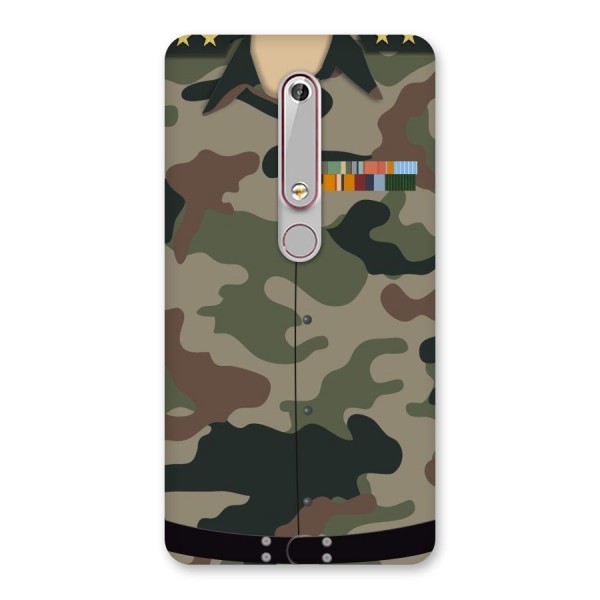 Army Uniform Back Case for Nokia 6.1