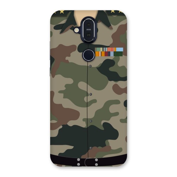 Army Uniform Back Case for Nokia 8.1