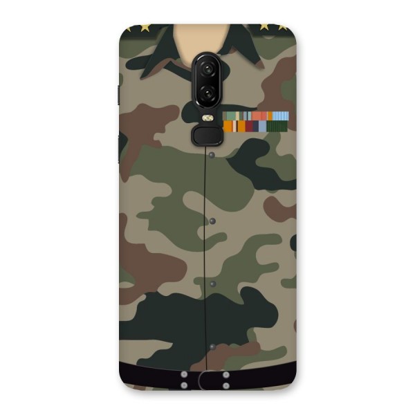 Army Uniform Back Case for OnePlus 6