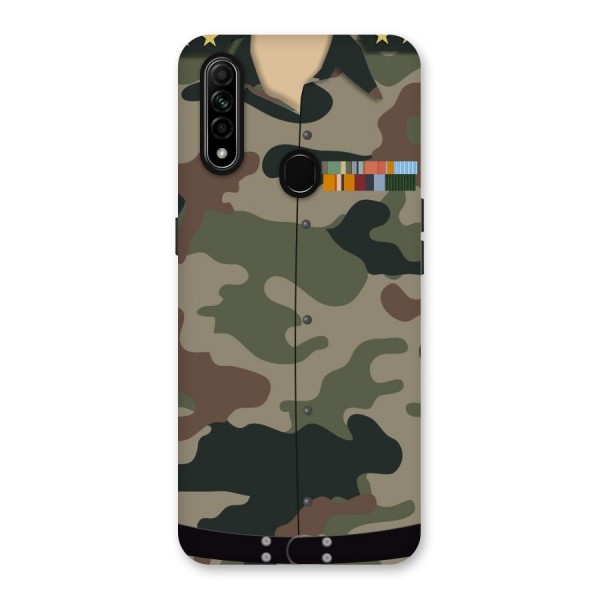 Army Uniform Back Case for Oppo A31