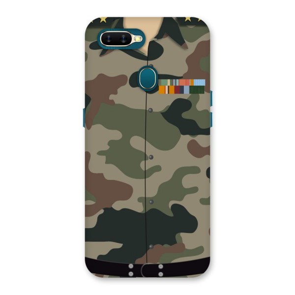 Army Uniform Back Case for Oppo A7