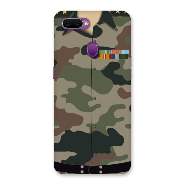 Army Uniform Back Case for Oppo F9