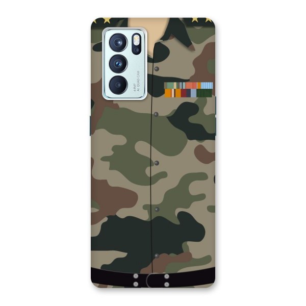 Army Uniform Back Case for Oppo Reno6 Pro 5G