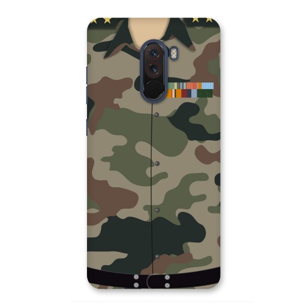 Army Uniform Back Case for Poco F1