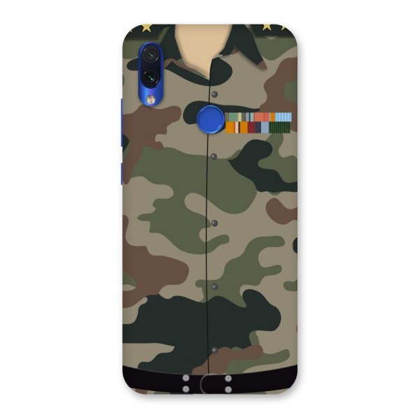 Army Uniform Back Case for Redmi Note 7