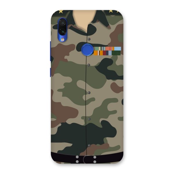 Army Uniform Back Case for Redmi Note 7S