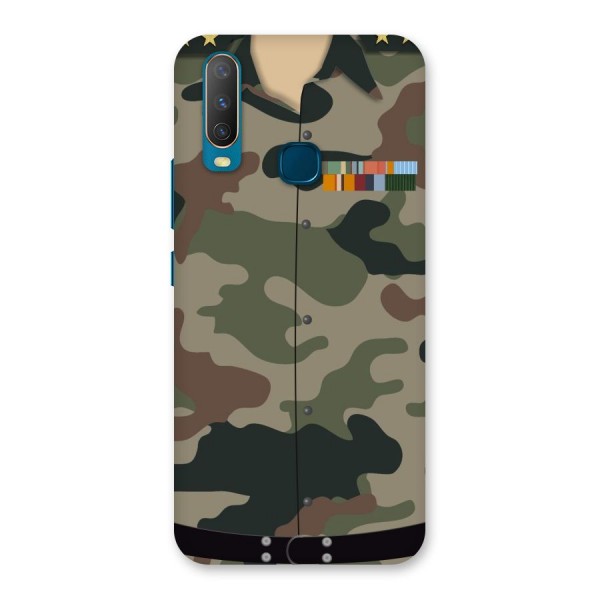 Army Uniform Back Case for Vivo Y17