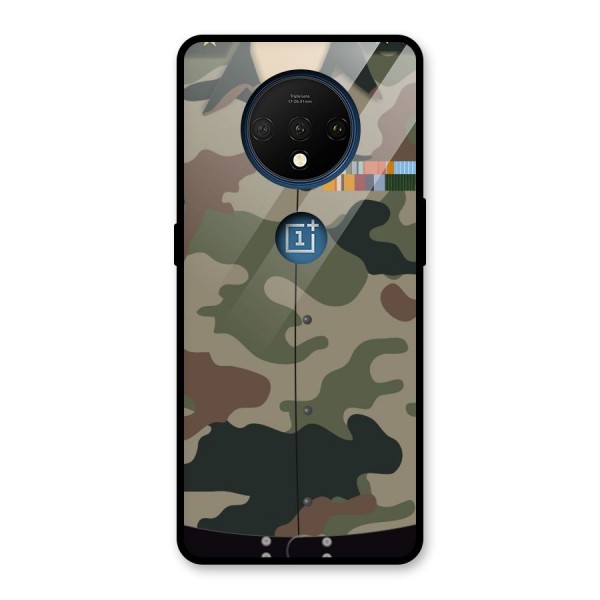Army Uniform Glass Back Case for OnePlus 7T