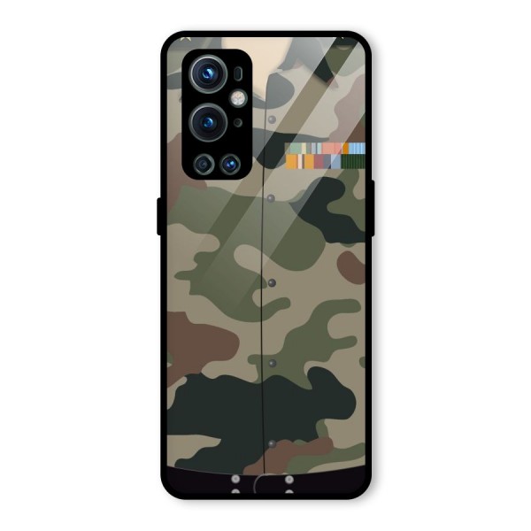 Army Uniform Glass Back Case for OnePlus 9 Pro