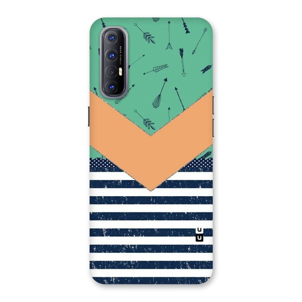 Arrows and Stripes Back Case for Reno3 Pro