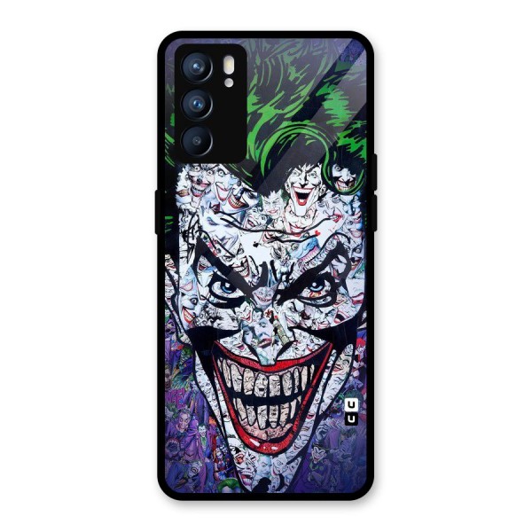 Art Face Glass Back Case for Oppo Reno6 5G