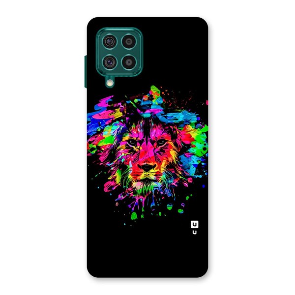 Artistic Lion Art Splash Back Case for Galaxy F62
