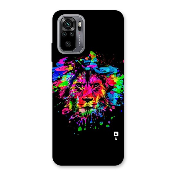 Artistic Lion Art Splash Back Case for Redmi Note 10