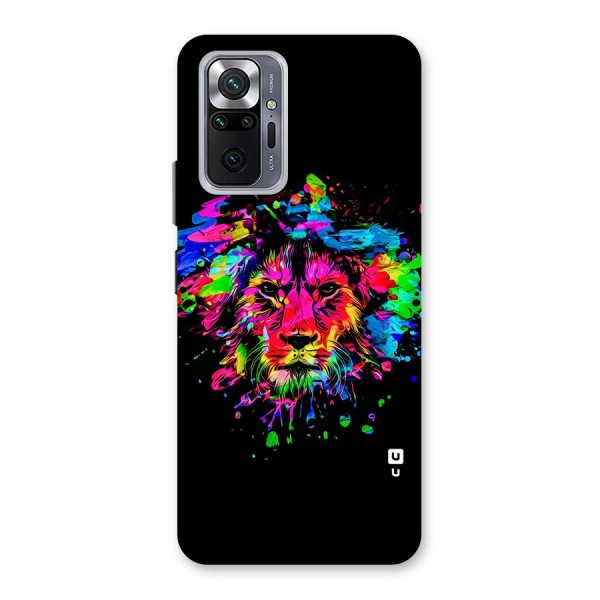 Artistic Lion Art Splash Back Case for Redmi Note 10 Pro Max