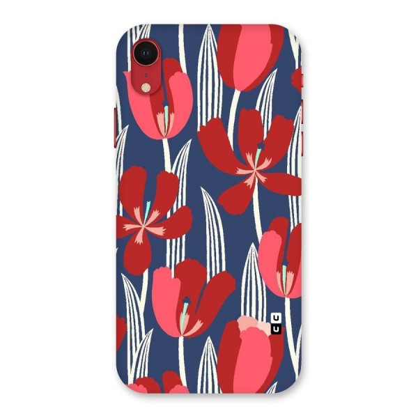 Artistic Tulips Back Case for iPhone XR