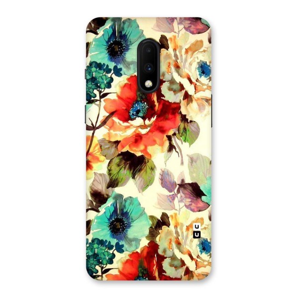 Artsy Bloom Flower Back Case for OnePlus 7