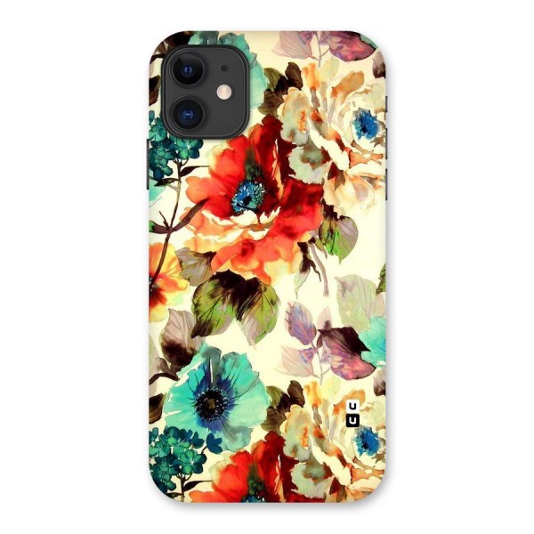 Artsy Bloom Flower Back Case for iPhone 11